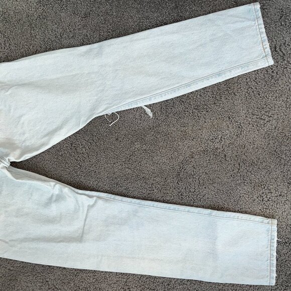 LEVI'S BIG E LIGHT WASH 501 S BUTTON FLY JEANS - W27 L 28 - Picture 8 of 15